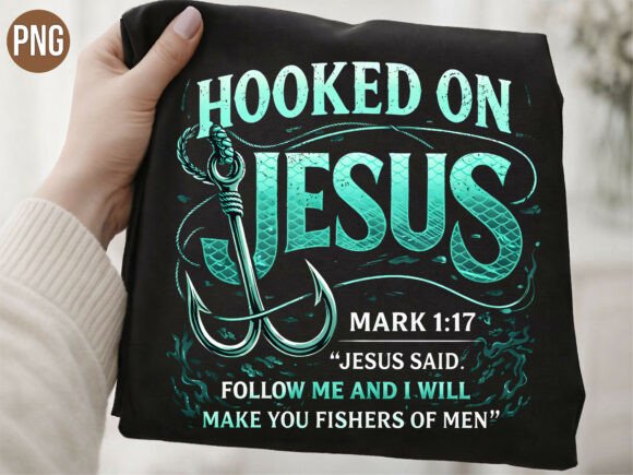Download Hooked on Jesus Christian Fishing PNG - Png Collection