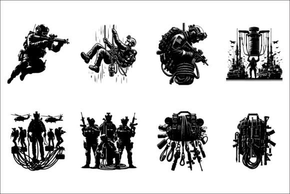 Download Firefighter Action Pose Silhouette - Premium Resources