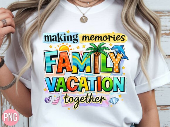Download Family Vacation Beach Tropical PNG SHIRT - Png Collection