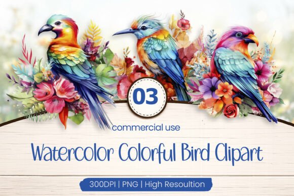 Download Colorful Bird Clipart PNG - Png Collection