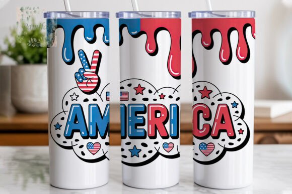 Download Patriotic America Tumbler Wrap PNG - Png Collection