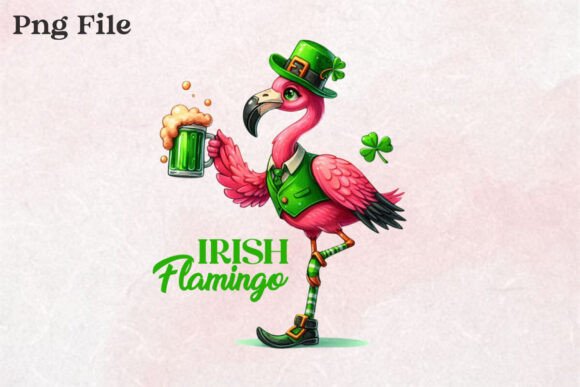 Download Irish Flamingo St. Patrick's Day PNG - Png Collection
