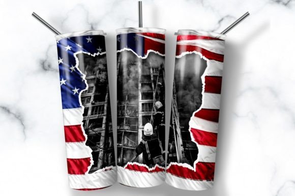Download American Firefighter Skinny Tumbler PNG - Png Collection