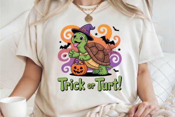 Download Trick or Turt Funny Turtle Halloween PNG - Png Collection