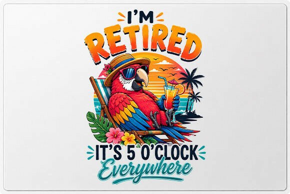 Download Funny Retirement Parrot PNG - Png Collection