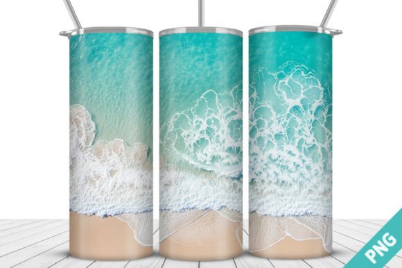 Download Tropical Sunset Beach Tumbler Wrap PNG - Png Collection