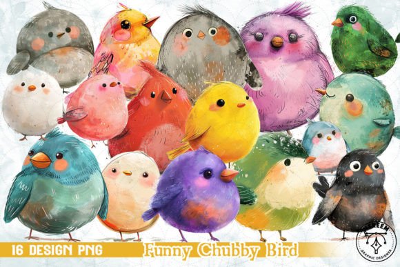 Download Funny Chubby Bird Clipart PNG - Png Collection