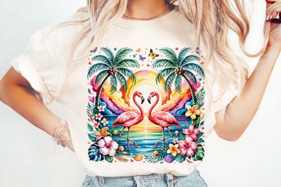 Download Watercolor Flamingo Sublimation Png - Png Collection