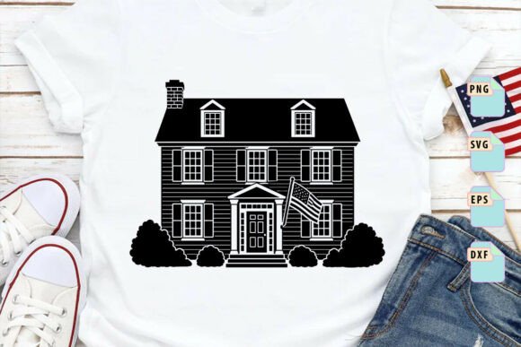 Download Colonial American House SVG - Premium Bundle