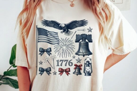 Download Patriotic Eagle Flag Liberty Bell Png - Png Collection