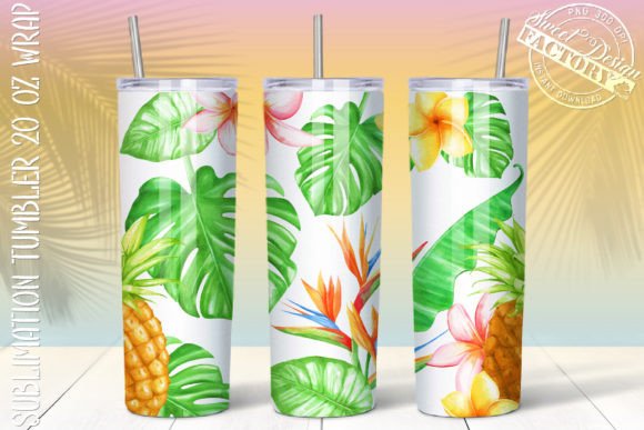 Download Tropical Tumbler PNG, Summer Tumbler - Png Collection