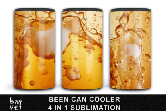 Download 4 in 1 Beer Can Cooler Sublimation PNG - Png Collection